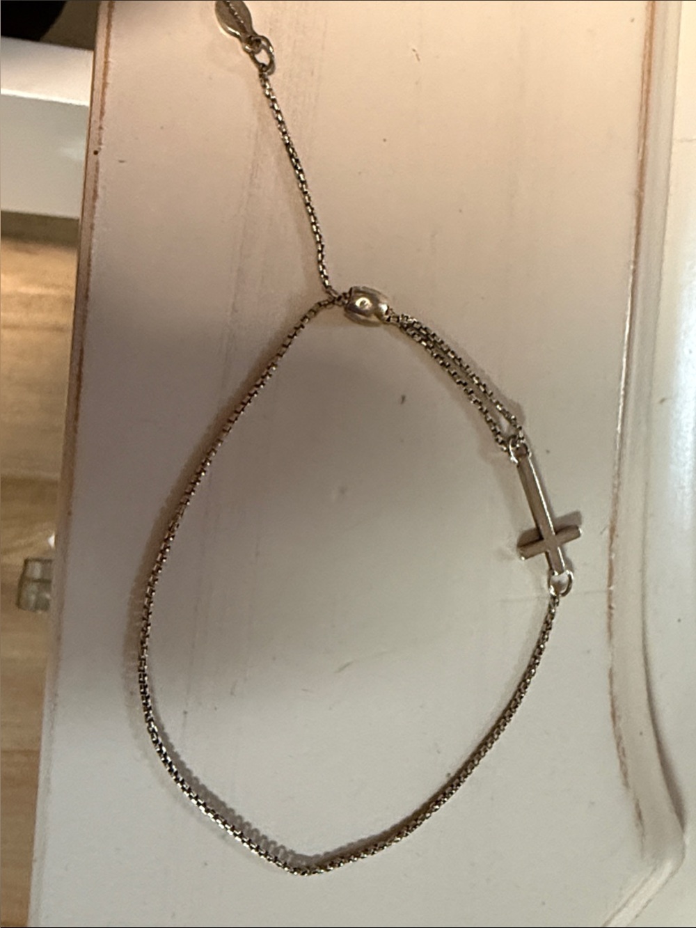 Alex And Ani- Adjustable Cross Bracelet - Women Jewelry